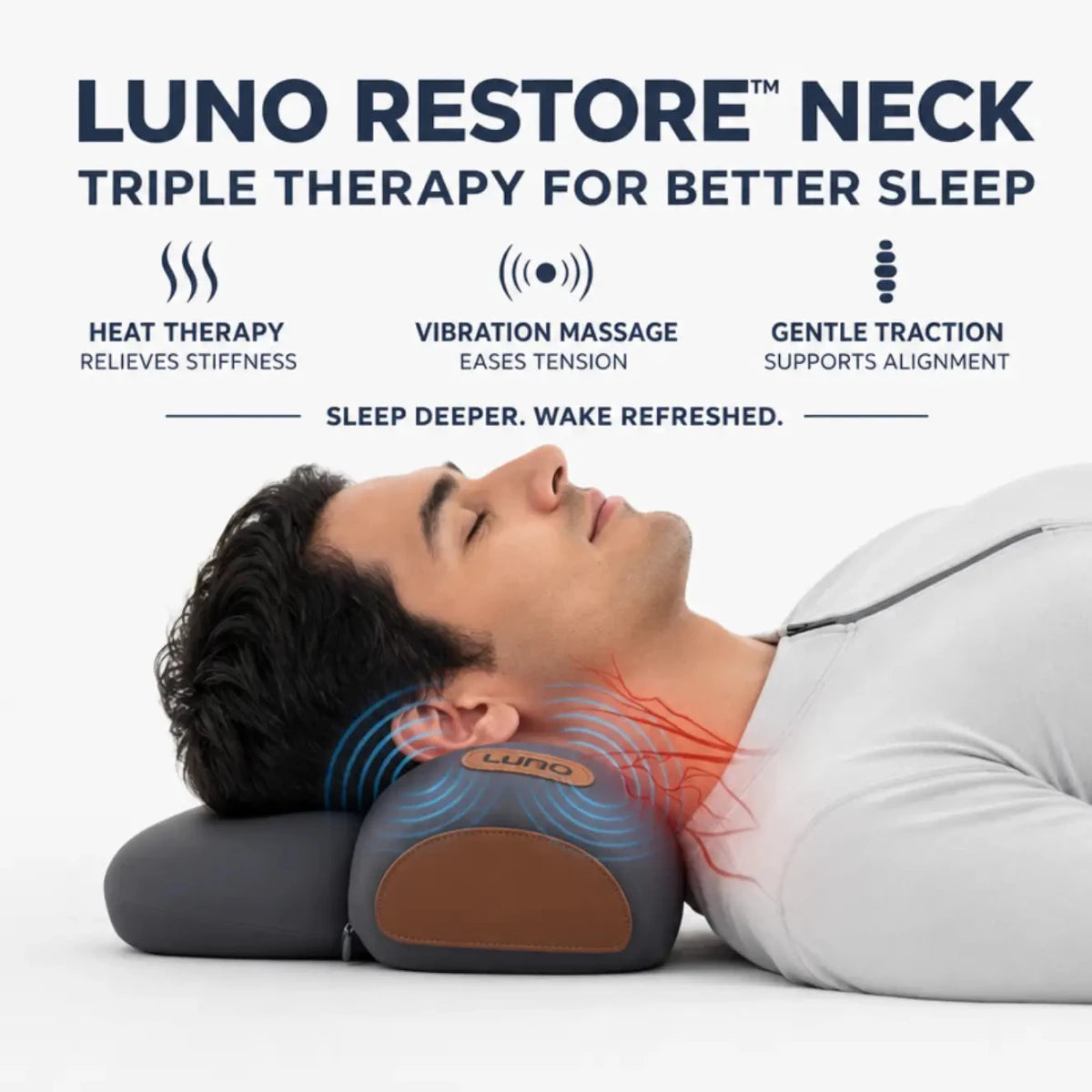 Luno Restore™ Neck - SleepLuno | Better Sleep. Better Recovery.